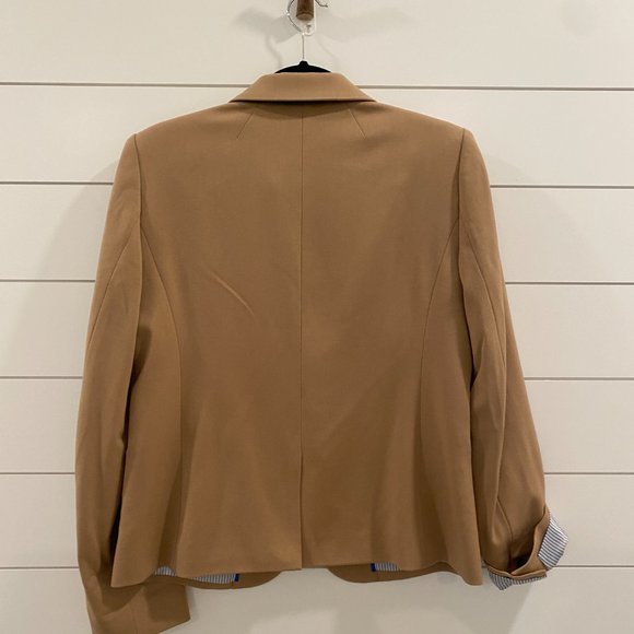 J. Crew Tan Women's Blazer - Size M - Picture 2 of 8